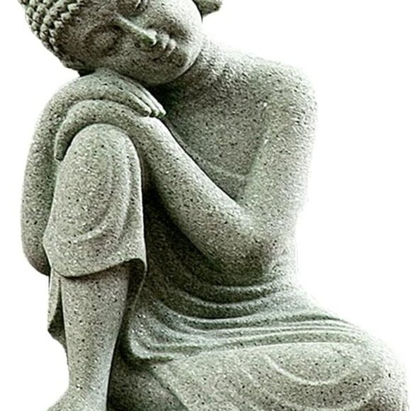 Other - Mini Buddha Statue 4.7 Inch Natural Stone Handmade Buddha Sculptures Creative Ze